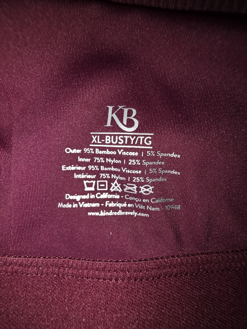 Kindred Bravely Burgundy Pumping Bra (I-H Cup)